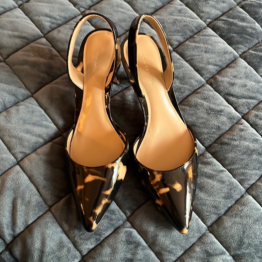 Ann Taylor tortoise shell heels